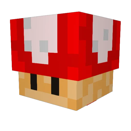 psylodactile Minecraft avatar head, 3D render