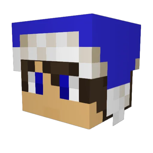 ptaltsaAkep Minecraft avatar head, 3D render