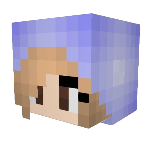 ptitsam22 Minecraft avatar head, 3D render