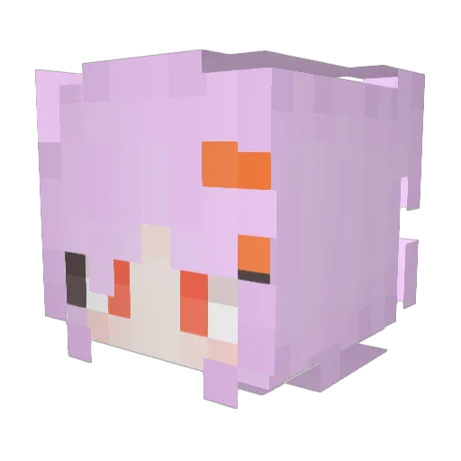 ptsx1 Minecraft avatar head, 3D render