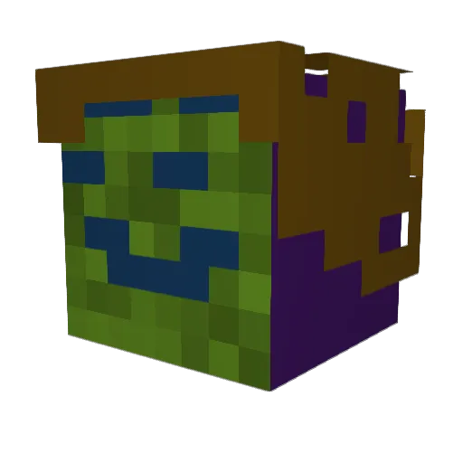publixchicken Minecraft avatar head, 3D render