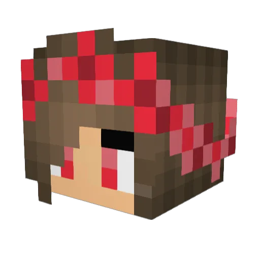 puchata21 Minecraft avatar head, 3D render