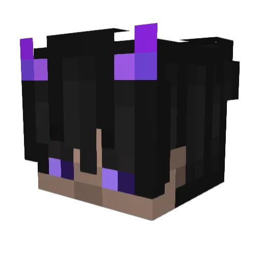 puchatek2122 Minecraft avatar head, 3D render