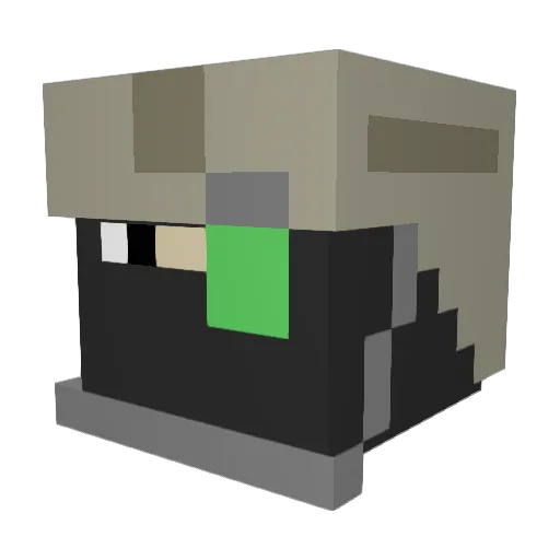 puckett47 Minecraft avatar head, 3D render