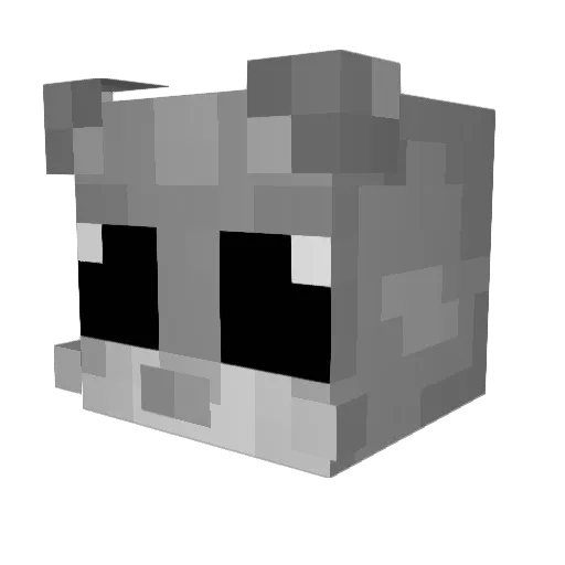 puczek123 Minecraft avatar head, 3D render