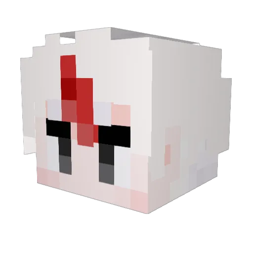 pudding0103 Minecraft avatar head, 3D render