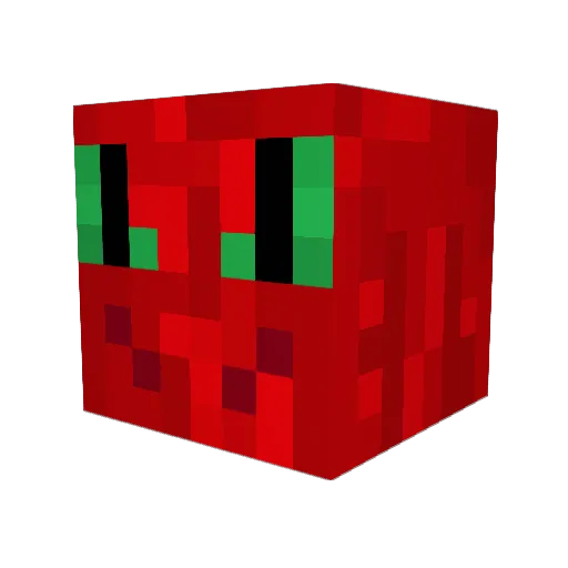 pudding01 Minecraft avatar head, 3D render