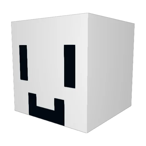 puddle69 Minecraft avatar head, 3D render