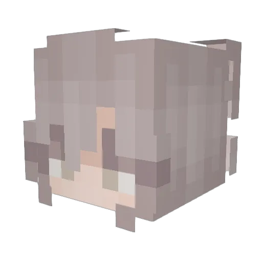 puezhasnomother Minecraft avatar head, 3D render