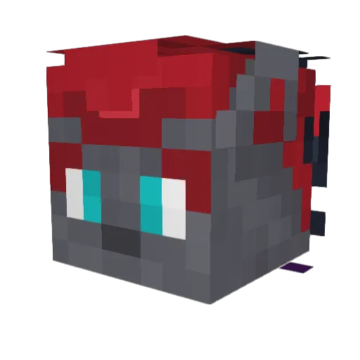 puffballkirby6 Minecraft avatar head, 3D render