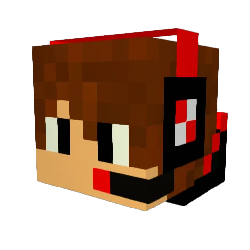 puffpower123 Minecraft avatar head, 3D render