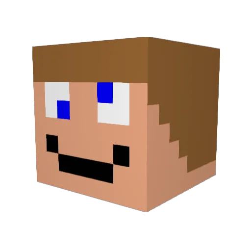 puffpuff123 Minecraft avatar head, 3D render