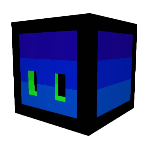 puffy_xxx Minecraft avatar head, 3D render