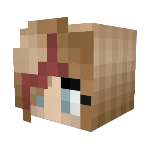 puggleinheaven Minecraft avatar head, 3D render