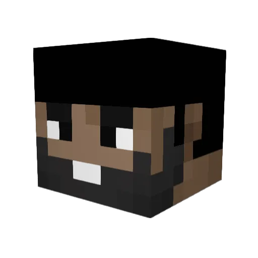 puhlicka Minecraft avatar head, 3D render