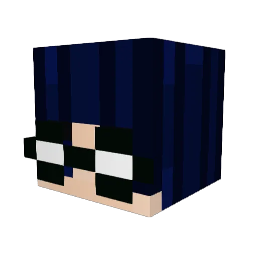 puizsho333 Minecraft avatar head, 3D render