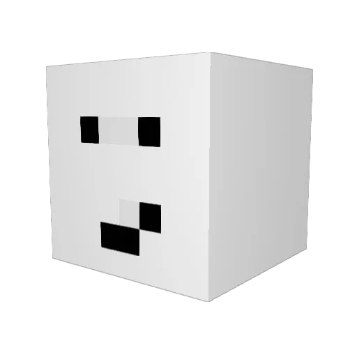 pukpuk48 Minecraft avatar head, 3D render