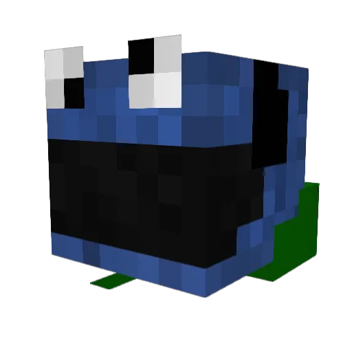 pulavida Minecraft avatar head, 3D render