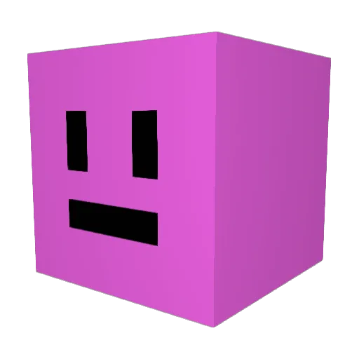 pullamaha Minecraft avatar head, 3D render