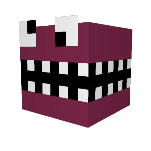 pullingteef Minecraft avatar head, 3D render