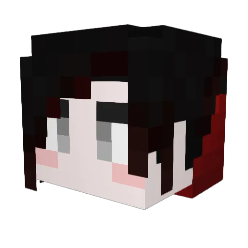pulsehammer Minecraft avatar head, 3D render