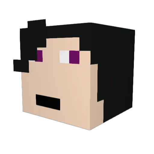puma008 Minecraft avatar head, 3D render
