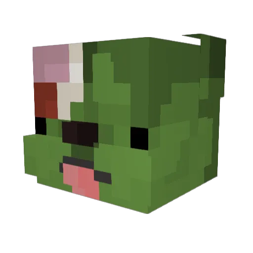 puma_cid Minecraft avatar head, 3D render