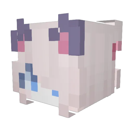 puma_kk Minecraft avatar head, 3D render