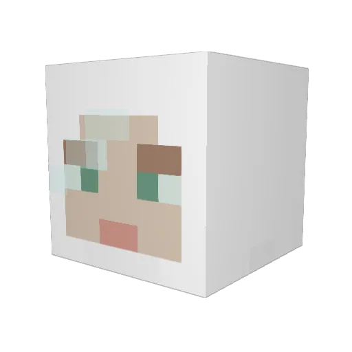 pumaunterhos Minecraft avatar head, 3D render