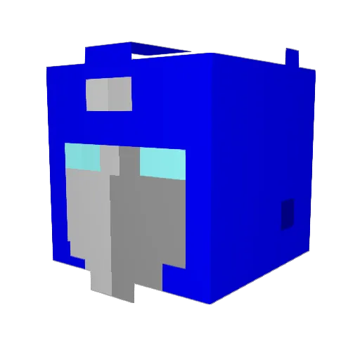pumba1337 Minecraft avatar head, 3D render