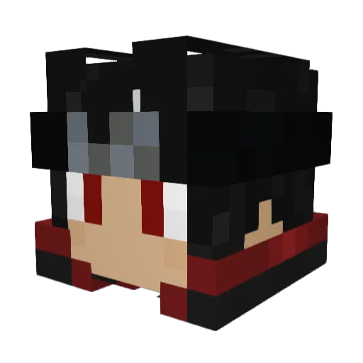 pumba21 Minecraft avatar head, 3D render