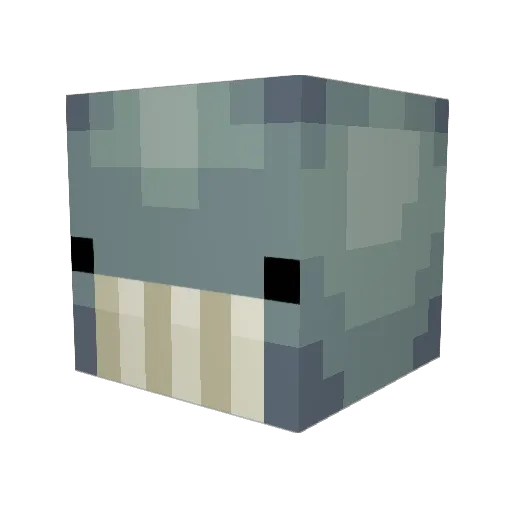 pumfer Minecraft avatar head, 3D render