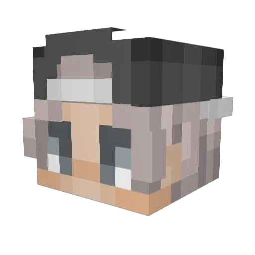 pumgus Minecraft avatar head, 3D render