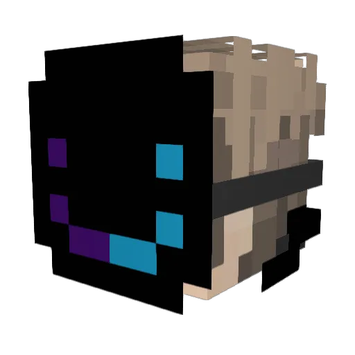 pumiput2 Minecraft avatar head, 3D render