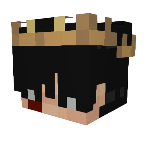 pumpedzalan Minecraft avatar head, 3D render