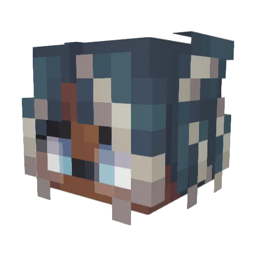 pumpkazin Minecraft avatar head, 3D render