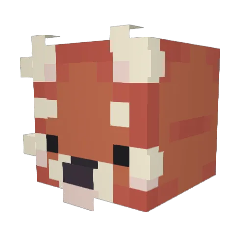 pumpkin_paste Minecraft avatar head, 3D render