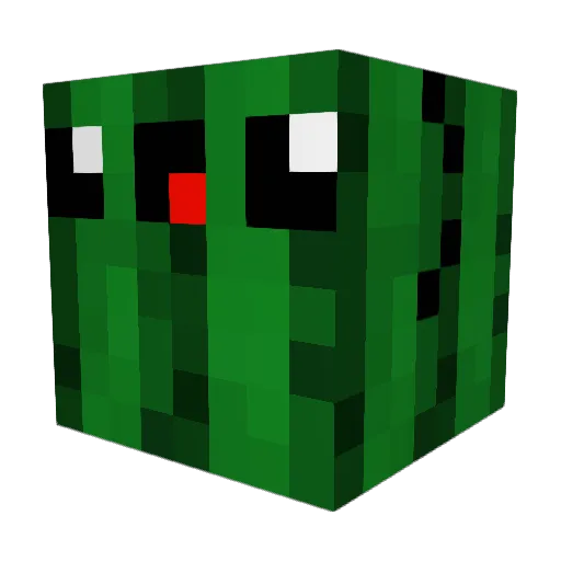 pumpkininacactus Minecraft avatar head, 3D render