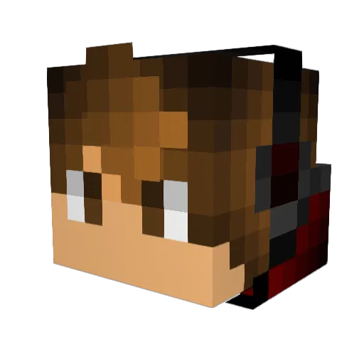 pumpkinpie56 Minecraft avatar head, 3D render