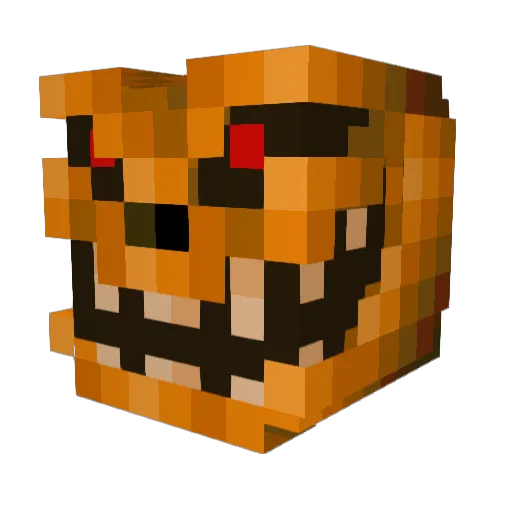 pumpkinslay123 Minecraft avatar head, 3D render