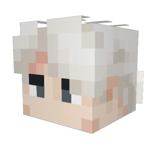 pumppie9 Minecraft avatar head, 3D render