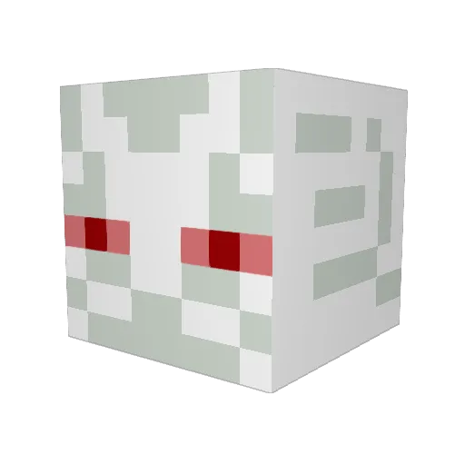 pumpsoap Minecraft avatar head, 3D render