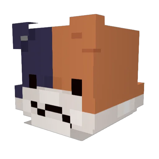 pumso Minecraft avatar head, 3D render