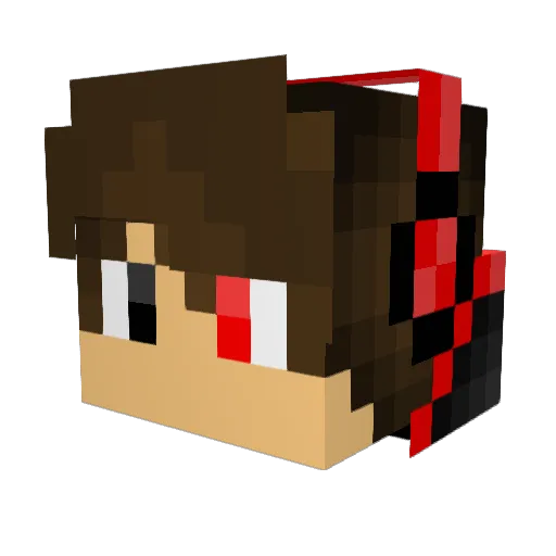puncher2003 Minecraft avatar head, 3D render