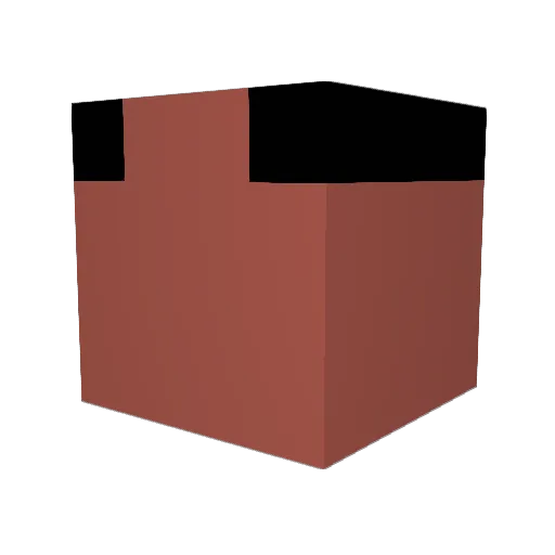 punichannnnn Minecraft avatar head, 3D render