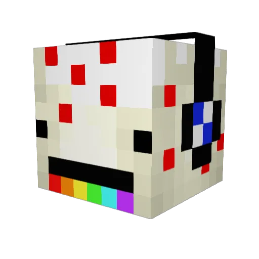 punisher1006 Minecraft avatar head, 3D render