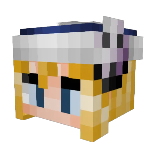 punkCthulhu Minecraft avatar head, 3D render