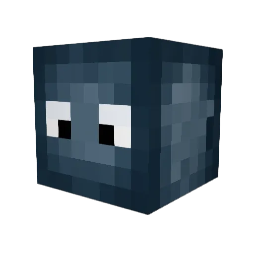 punkguitarist Minecraft avatar head, 3D render