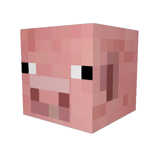 punkin3 Minecraft avatar head, 3D render