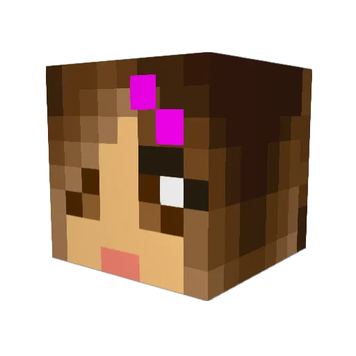 punkina918 Minecraft avatar head, 3D render